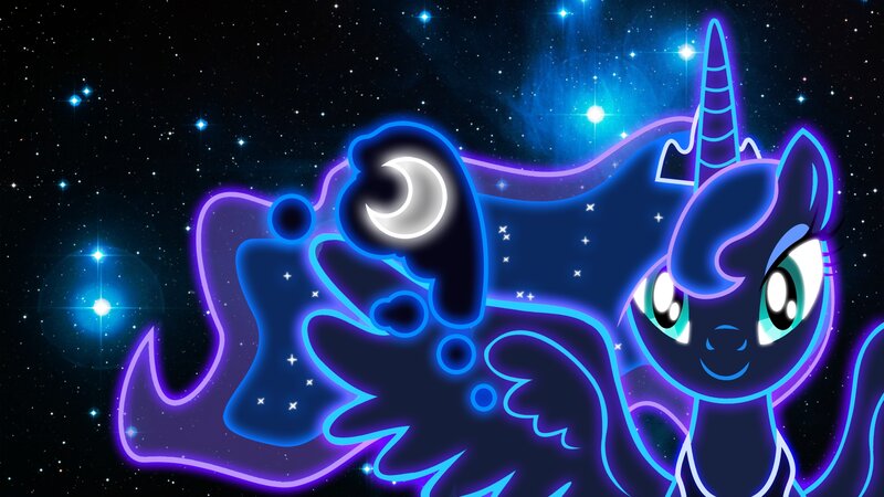 Neon Pony in Space