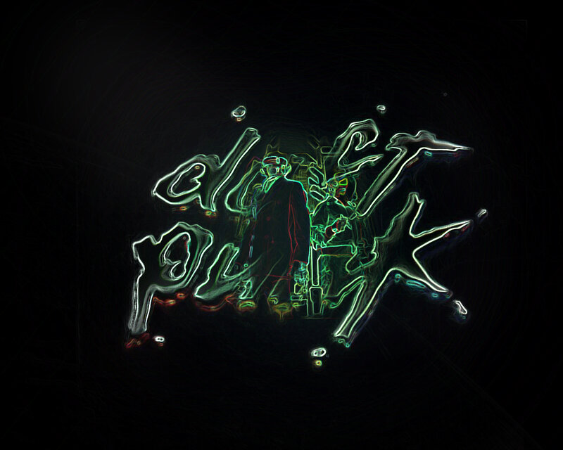 neon punk logo art