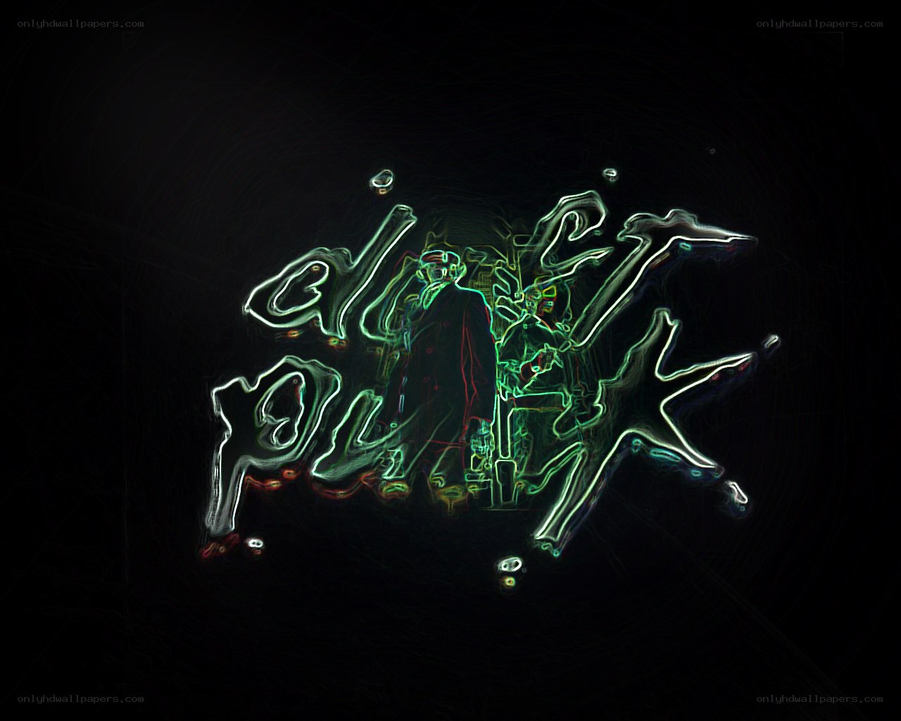 neon punk logo art