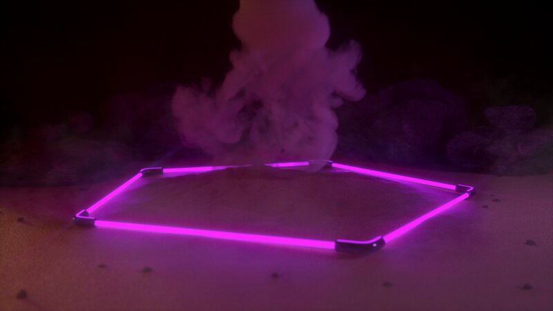 Neon Purple Frame