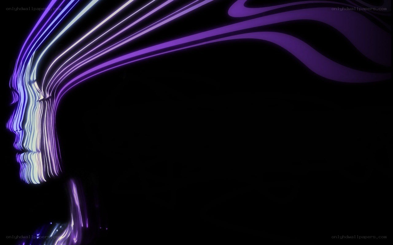 neon purple light trails
