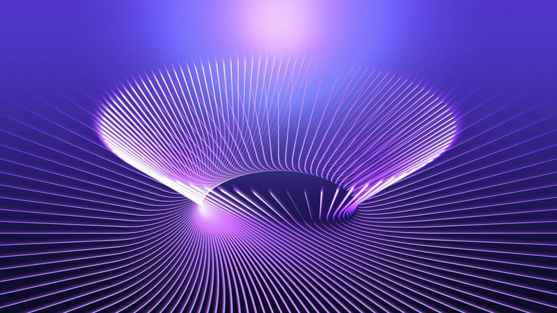 Neon Purple Spiral Lines