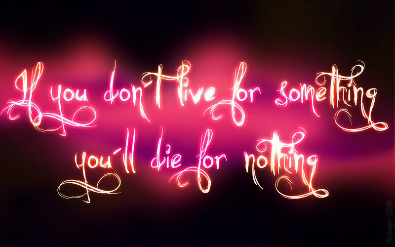 neon quote art