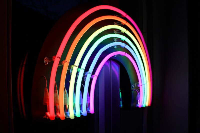Neon Rainbow Light