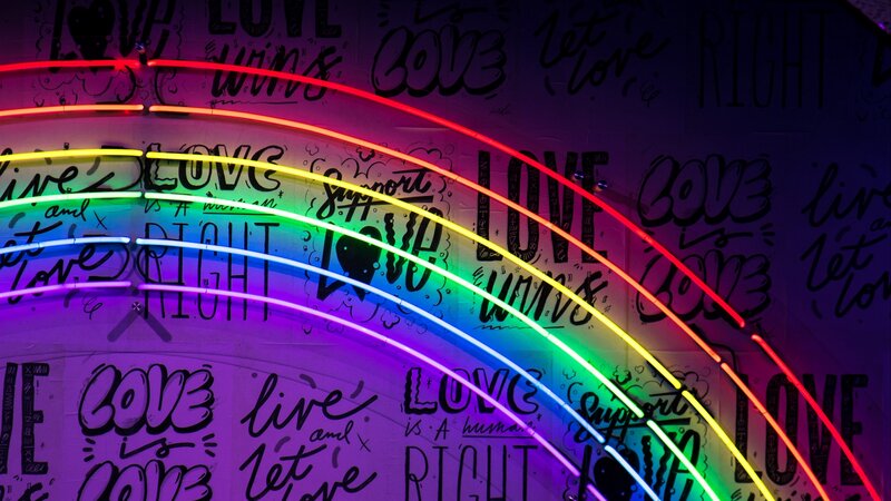 Neon Rainbow Lights