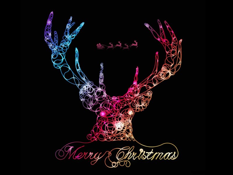 Neon Reindeer Antlers