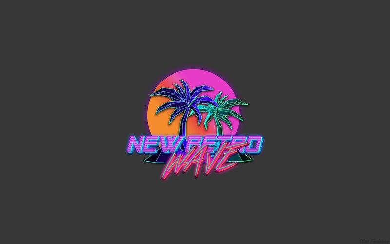 Neon Retro Logo