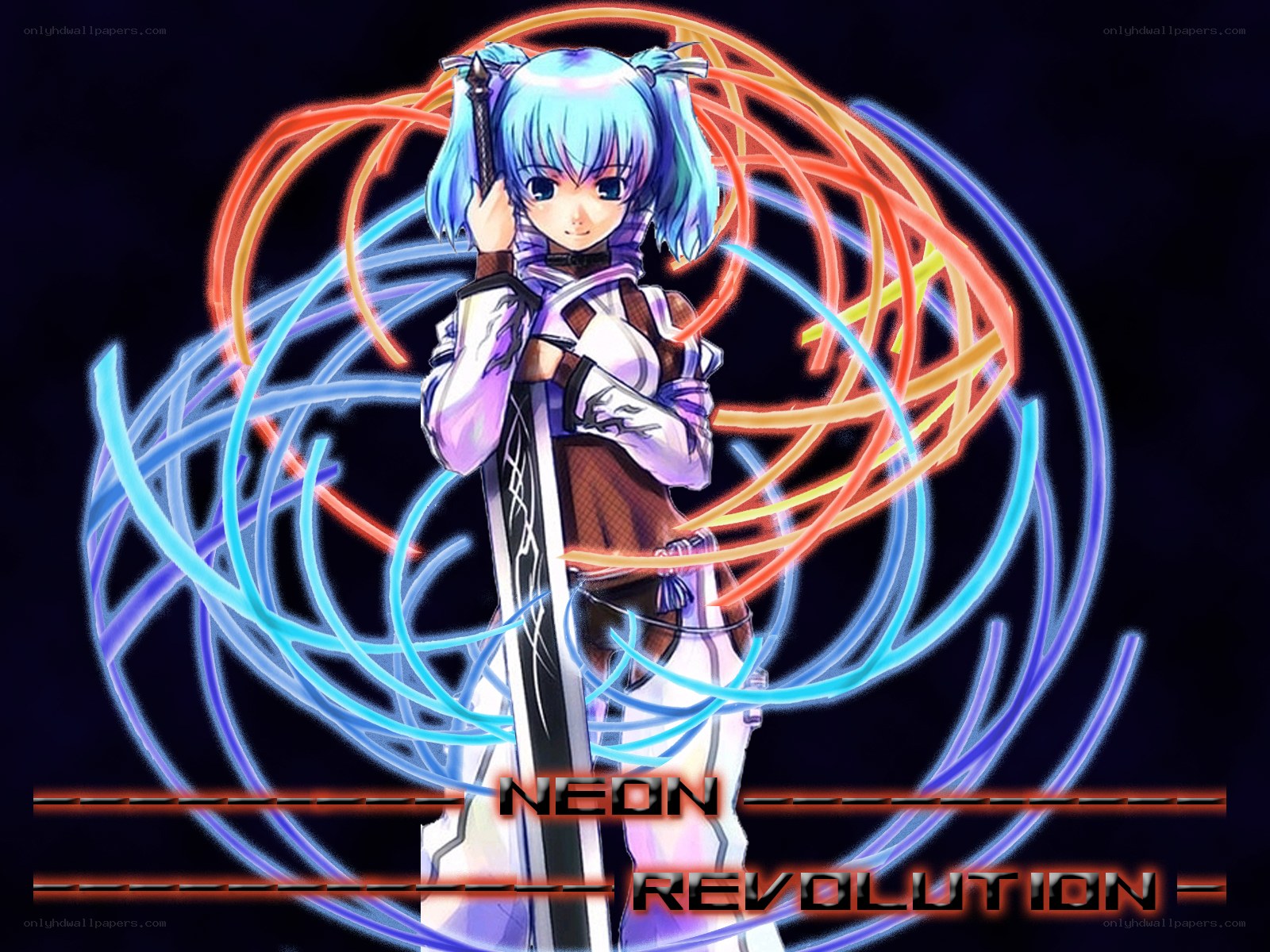 Neon Revolution anime art