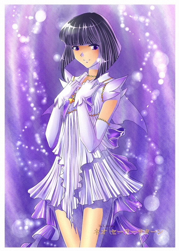 Neon Sailor Saturn character art