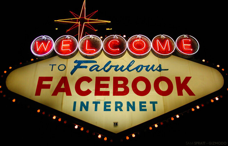 Neon Sign at Night — Red