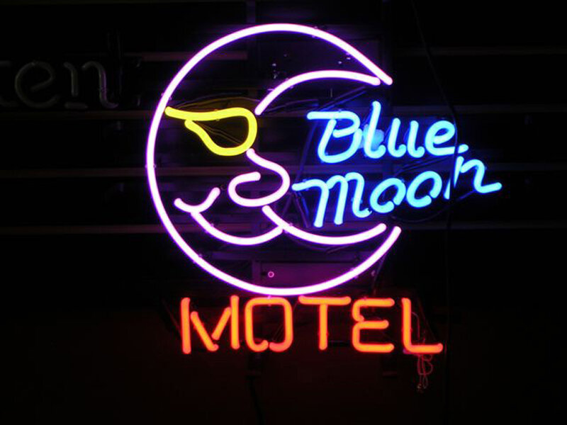 Neon Sign for Blue Moon Motel