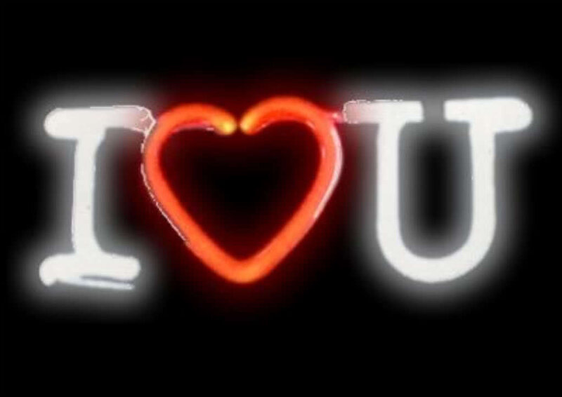 Neon Sign I Love U