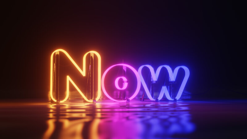 Neon Sign Letters — Yellow