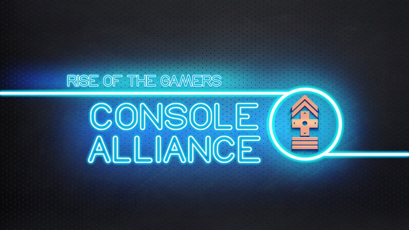 Neon Sign Logo — Blue, Futuristic