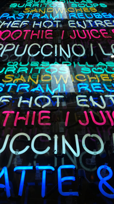 Neon Sign Menu