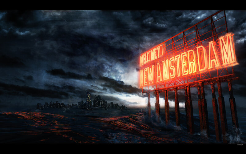 Neon Sign on Coast