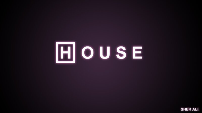 Neon Sign on Dark Background
