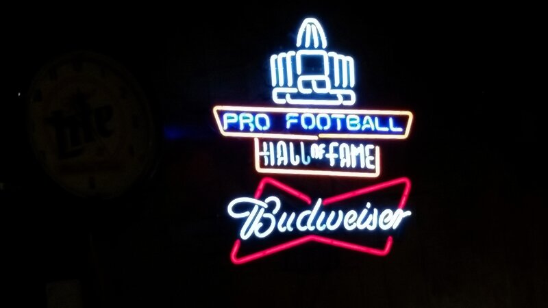 Neon Sign on Wall — Black