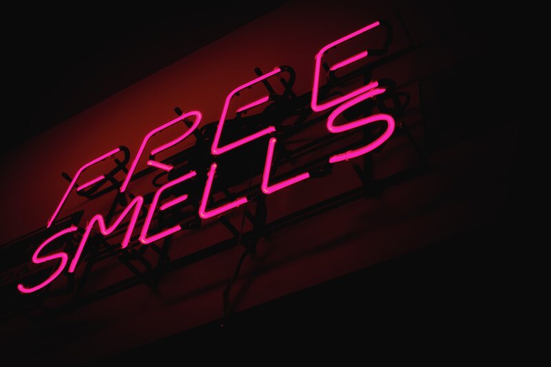 Neon Sign on Wall — Pink