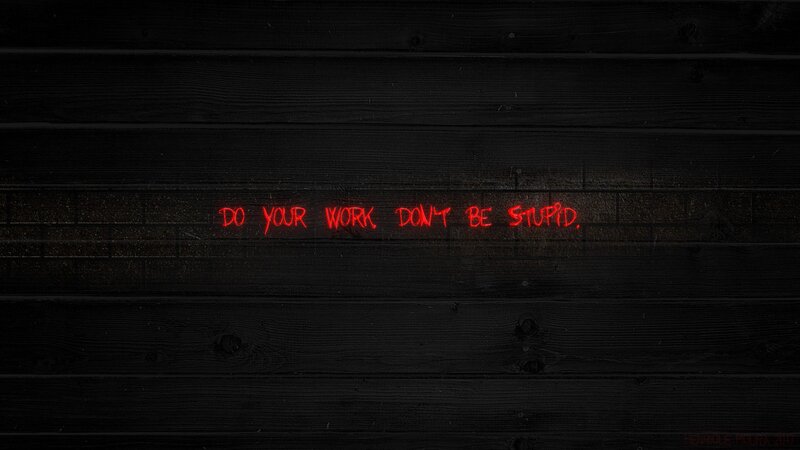 neon sign on wood wall