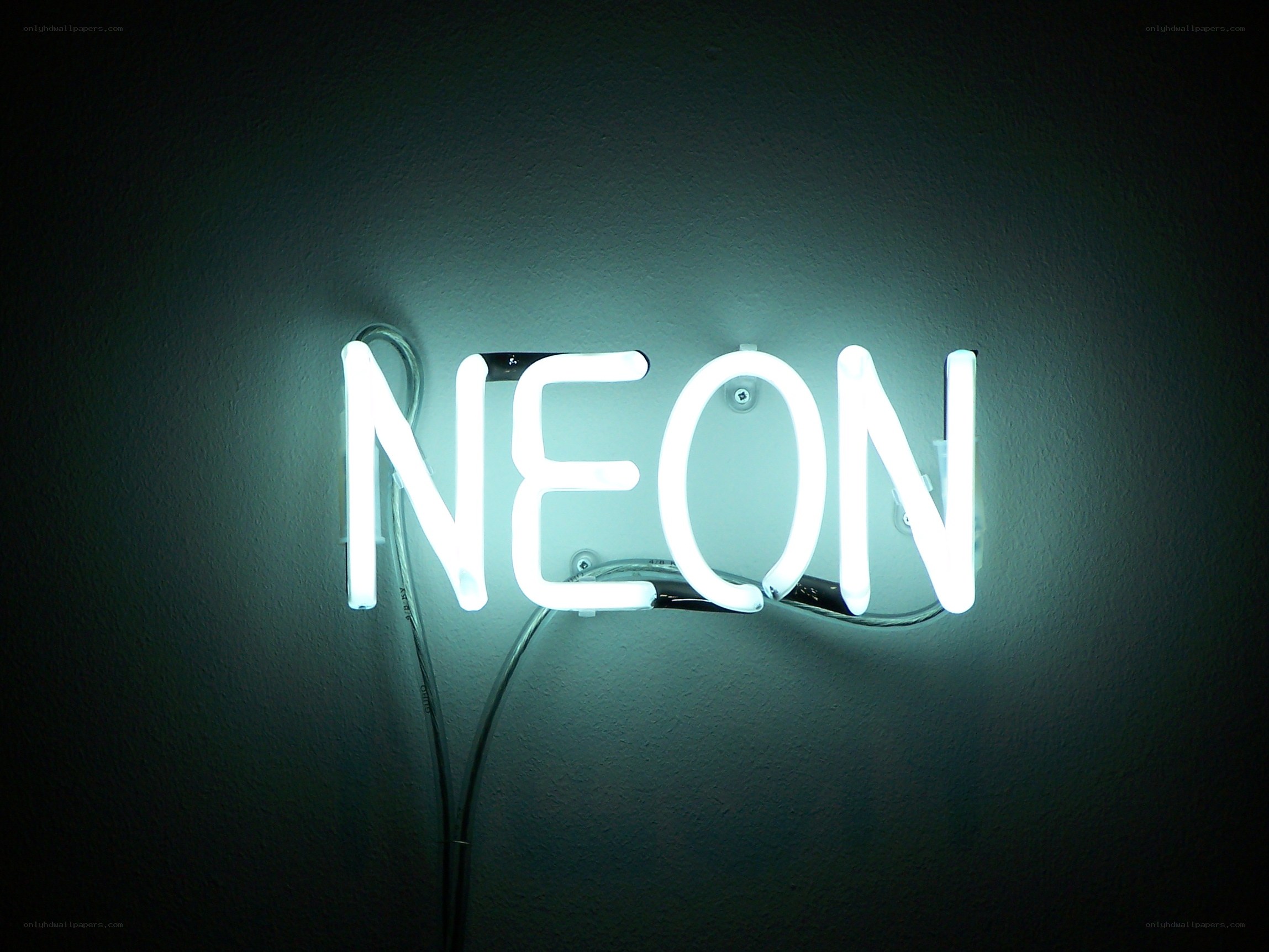 Neon sign reading NEON