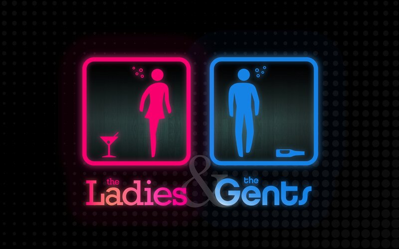 Neon Sign with Figures