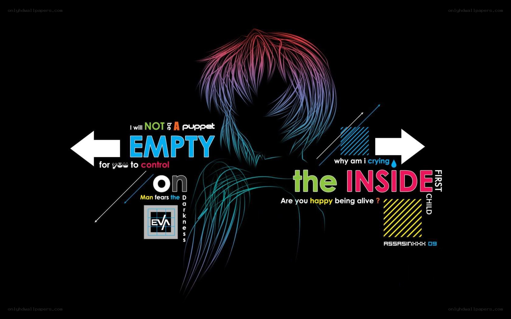 neon silhouette with text collage