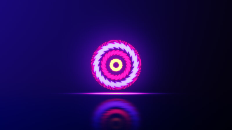 Neon Spiral Light