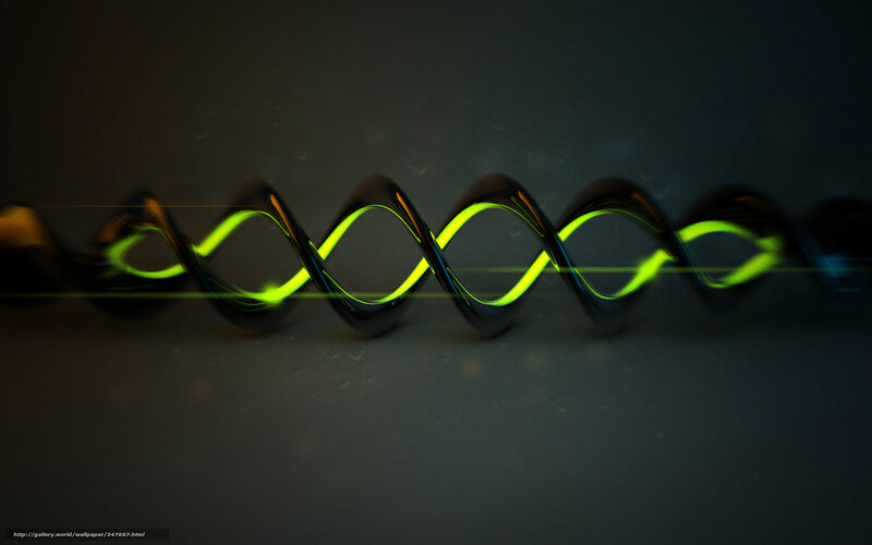 Neon spiral wave pattern