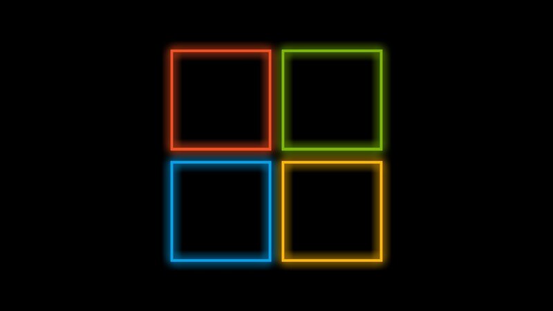 Neon Square Frames