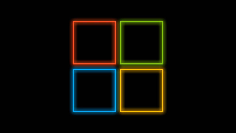 neon squares logo