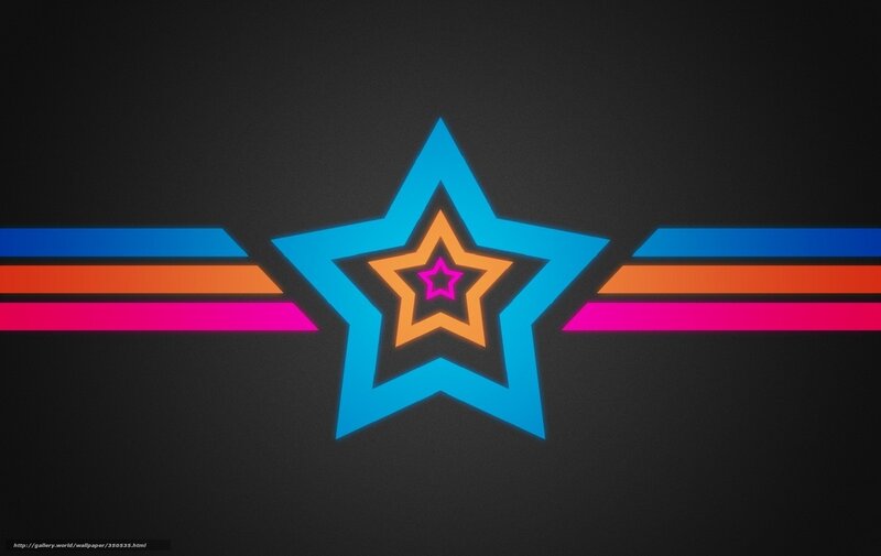 neon star design wallpaper