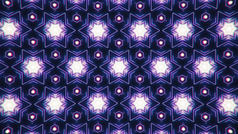 Neon Star Pattern