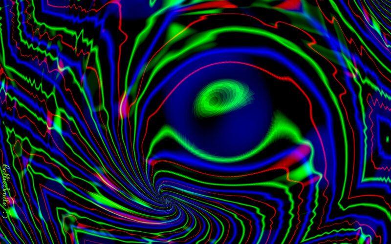 Neon Swirl Pattern