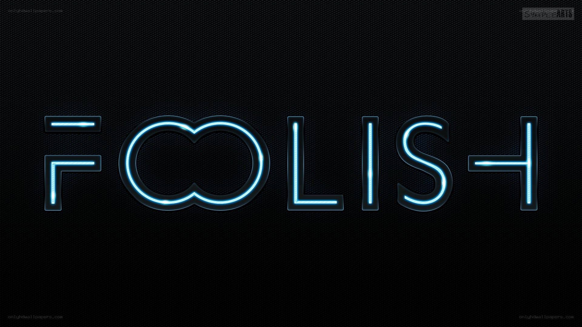 neon text logo