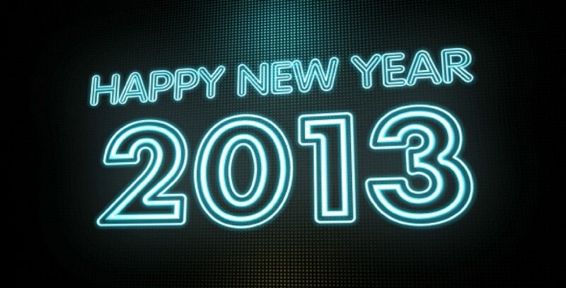 Neon Text on Dark Background — Black, Celebratory