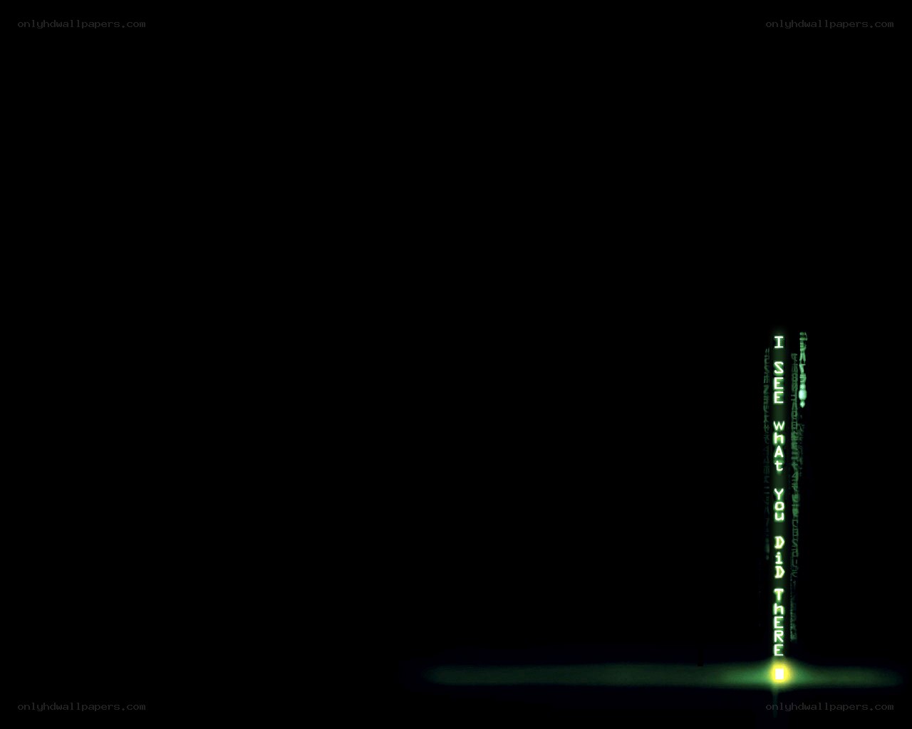 neon text on dark background
