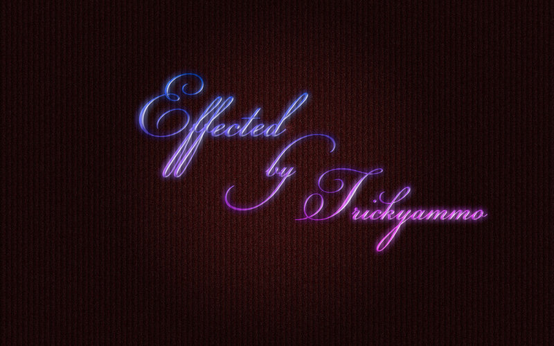 Neon Text on Fabric
