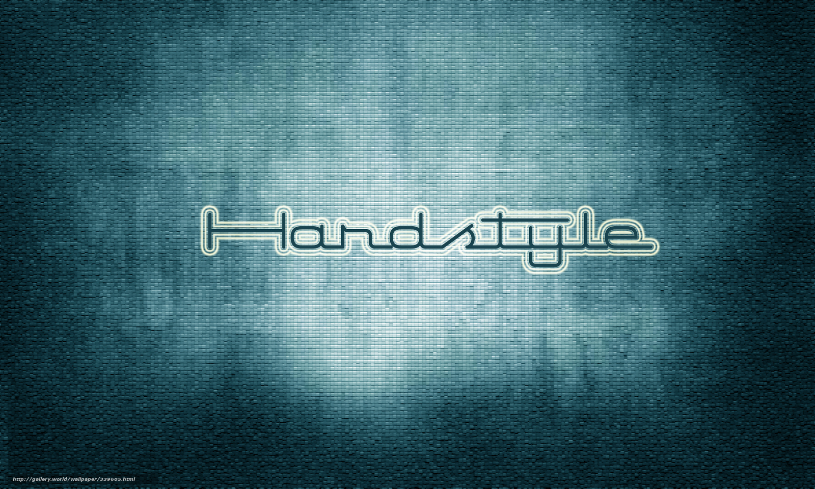 Neon text on textured background
