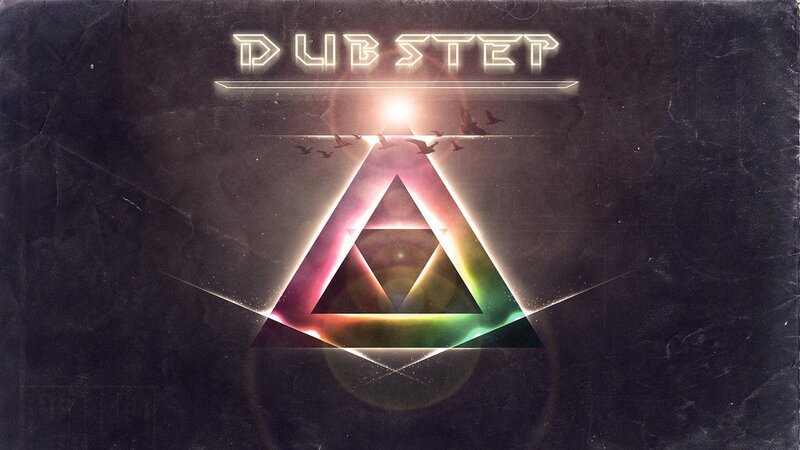 Neon Triangle with Birds