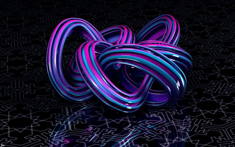 Neon Twisted Rings