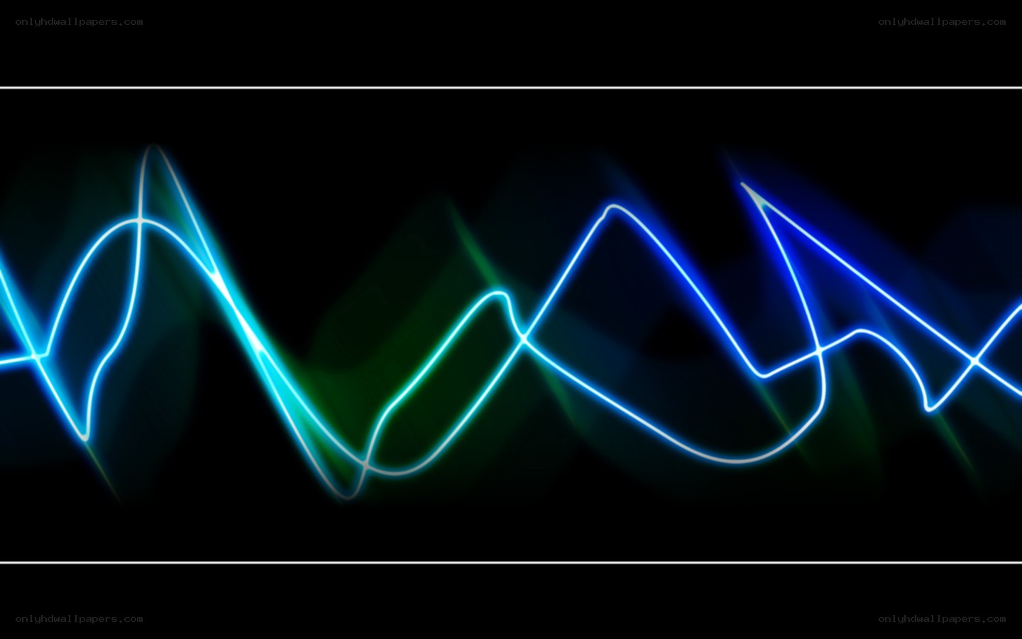 neon wave light trails