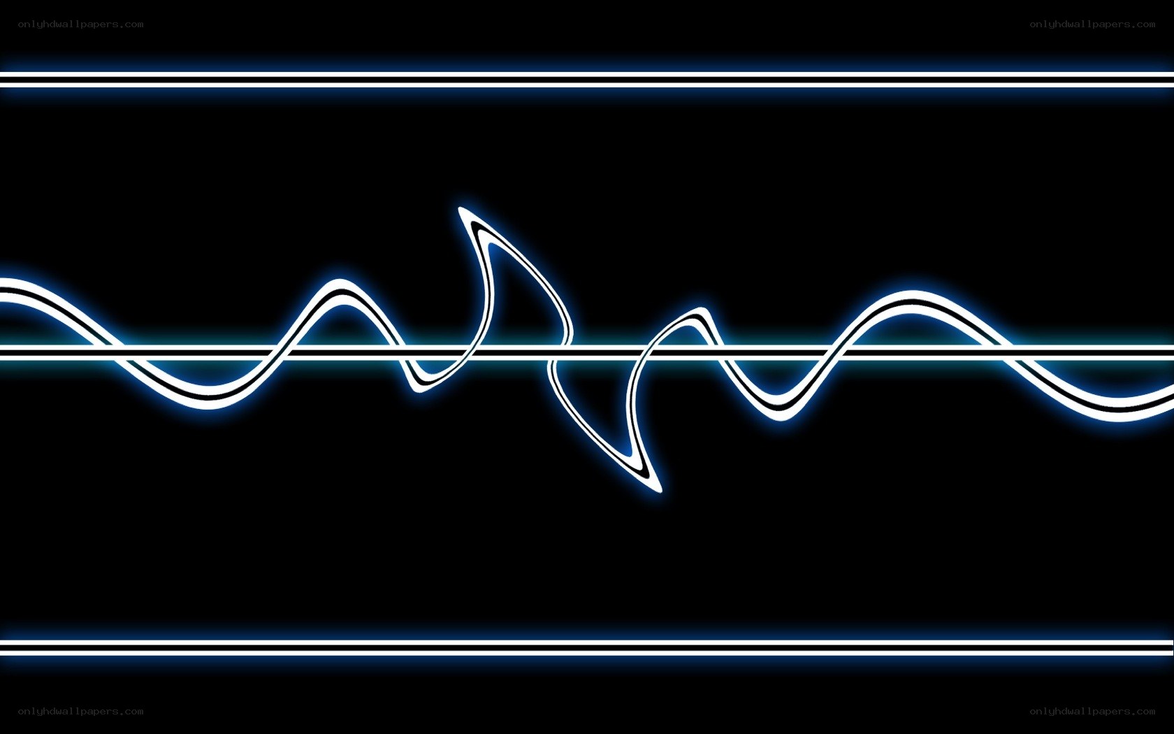 neon wave pattern