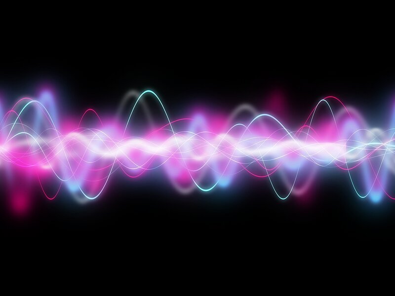 Neon Wave Patterns