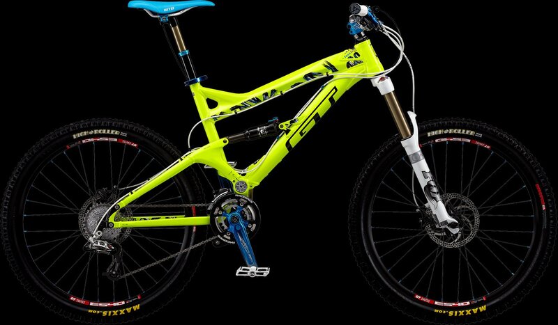 Neon Yellow Mountain Bike
