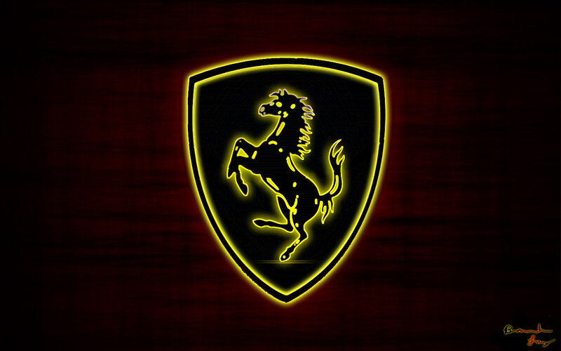 Neon Yellow Prancing Horse