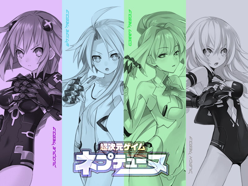 Neptunia characters collage