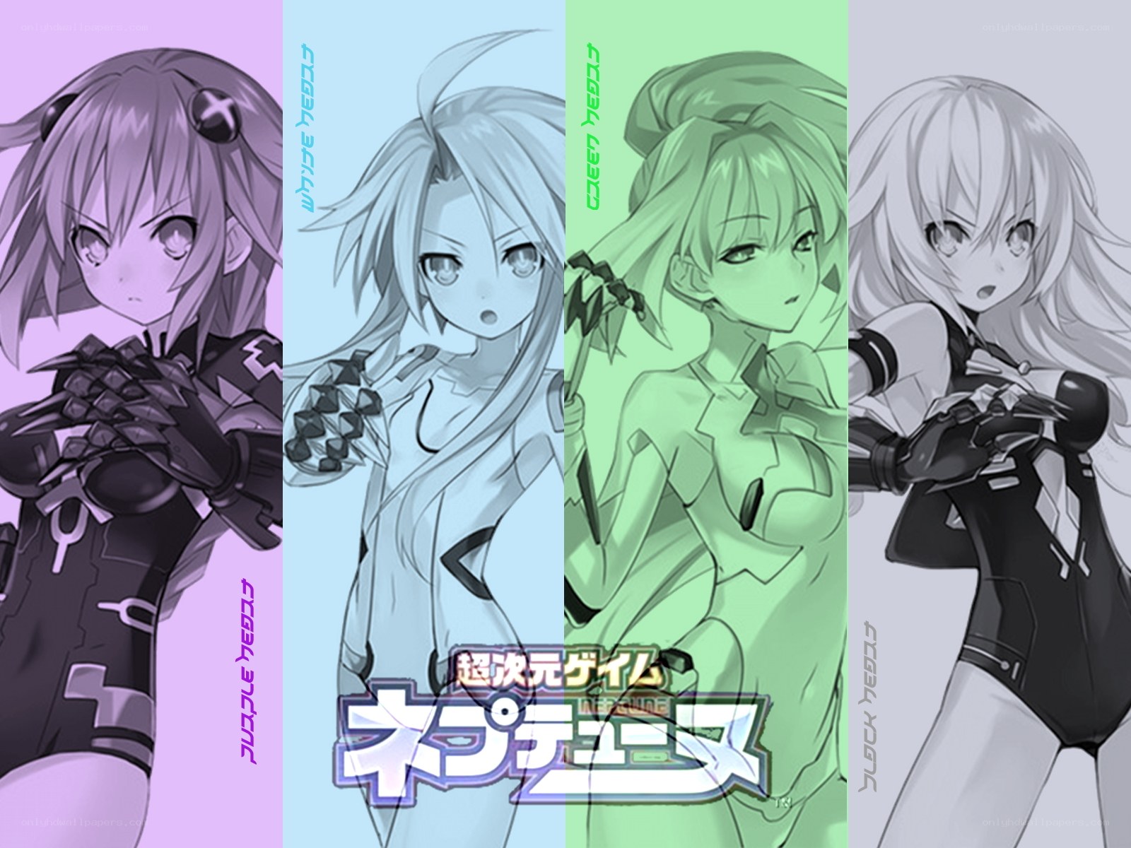 Neptunia characters collage