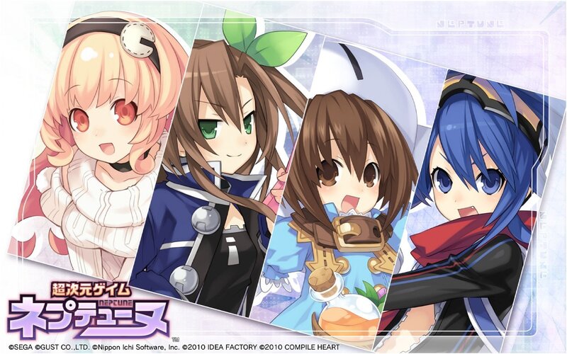Neptunia game characters