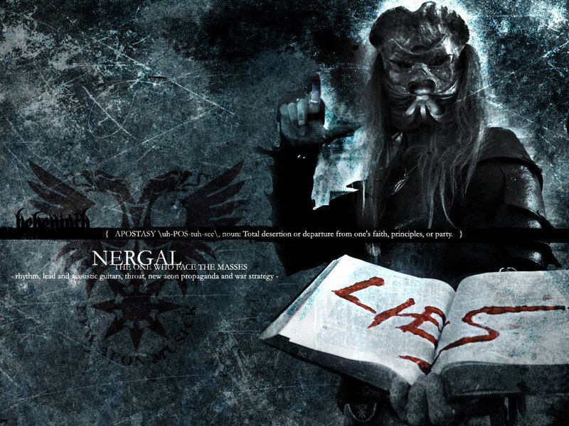 Nergal band promotional art